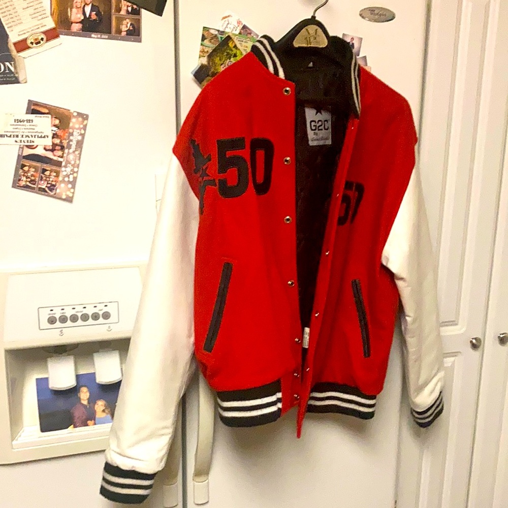 Never worn real leather